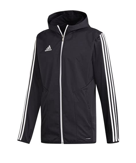 adidas jacke schwarz weiss|adidas hooded jacken.